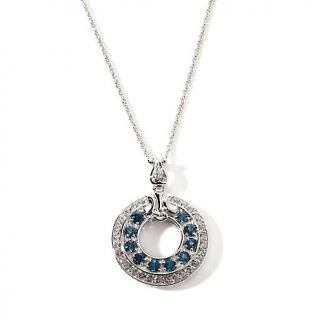 Jewelry Pendants Gemstone Victoria Wieck 1.84ct London Blue Topaz