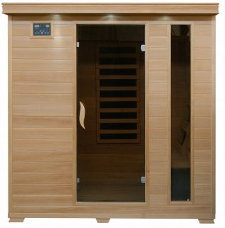 MONTICELLO   4 Person FAR Infrared Sauna with Carbon Heaters