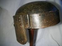 WW1 Italian Farina Helmet Bullet Hole Ultra RARE