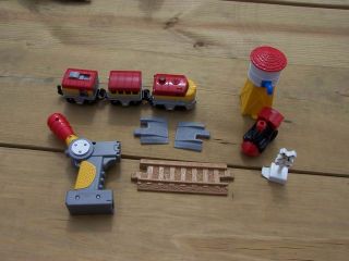  of GeoTrax trains track & parts Mountain Harbor Fire station Farm etc