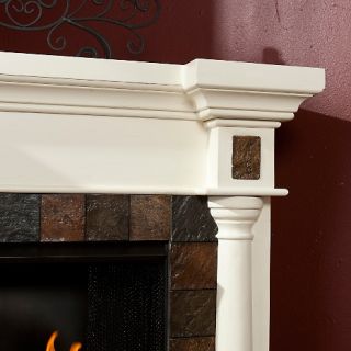 Carrington Convertible Ivory Gel Fireplace