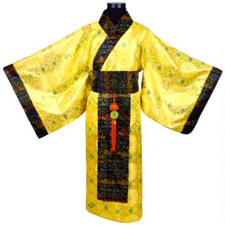 Chinese Costume Mens Robe Opera Stage Emperor Clothing