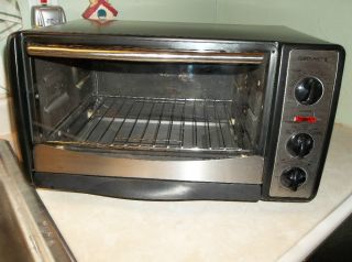 Euro Pro Toaster Oven with Convection Cooking w Owners Manual