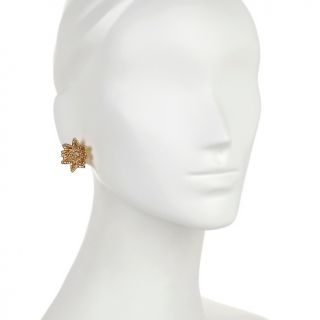 Judith Light Jewelry Lotus Flower Crystal Earrings
