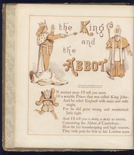 THE KING & THE ABBOT & OTHER STORIES . Pub WARNE . Illustrated Chromo