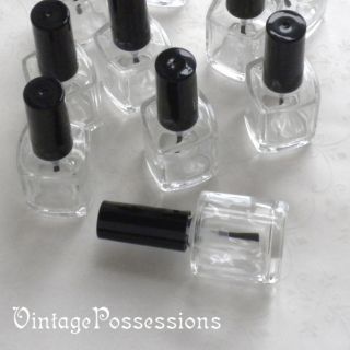 Empty Nail Polish Bottles New Unused Ready for Your Handmade Product