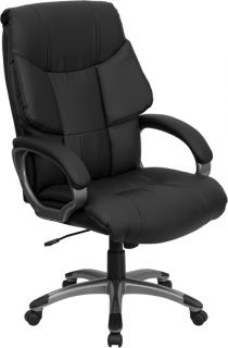 Flash Furniture High Back Black Leather Executive Office Chair
