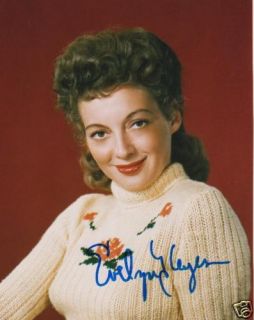 Autographed Evelyn Keyes in Publicity Studio Pose