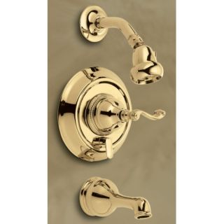  F1325700PBV One Handle Tub Shower Faucet 5000 Polished Brass