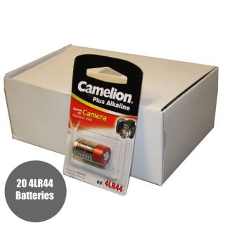 Camelion 20pk 4LR44 A544 A28PX 28A 7H34 6V Alkaline Batteries
