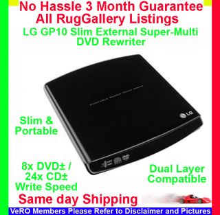  External DVD Rewriter Dual Layer 8x DVD±R 24x CD±R PC