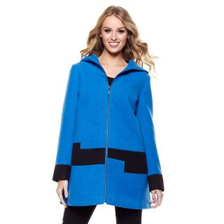 209 036 twiggy london twiggy london hooded colorblock zip front coat