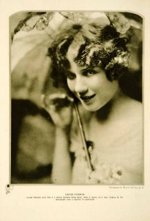 1922 Rotogravure Louise Fazenda Portrait Silent Comedy Wallis Parasol
