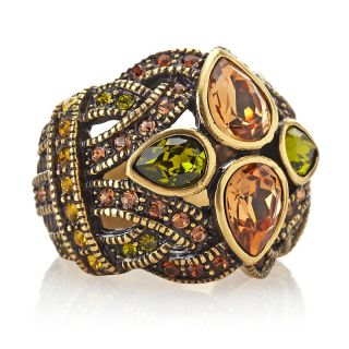 213 828 heidi daus architectural splendor crystal accented band ring