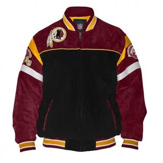 193 080 g iii nfl suede jacket with contrast lining redskins note