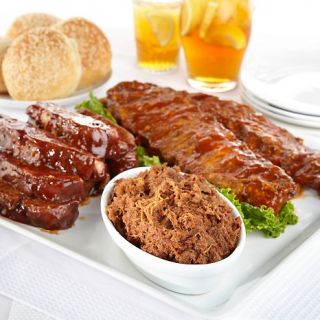 Tony Romas Baby Back Ribs, Boneless Ribs and Pulled Pork Combo