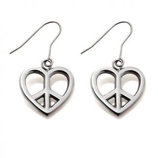 195 654 stately steel stately steel heart shaped peace sign drop