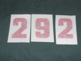 Ford 292 Y Block 2 9 2 Engine ID Decals Set New Red