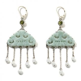 204 394 jade of yesteryear green jade sterling silver clouds and rain