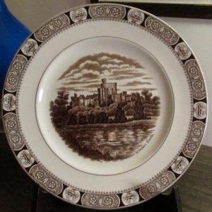 Vintage North Staffordshire Pottery Cobridge Windsor Castle Wall Plate