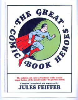 1965 The Great Comic Book Heroes by Jules Feiffer