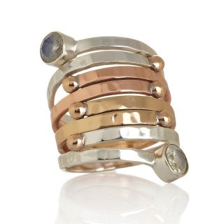 209 955 himalayan gems tri metal moonstone wrap ring note customer