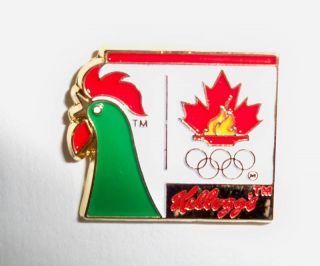 OLYMPIC SPONSOR KELLOGS CANADA ROOSTER MAPLE LEAF