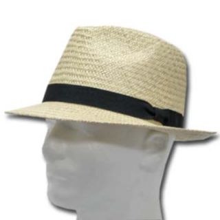 Fellini Havana Stingy Brim Panama Straw Hat Dress 7 1 4