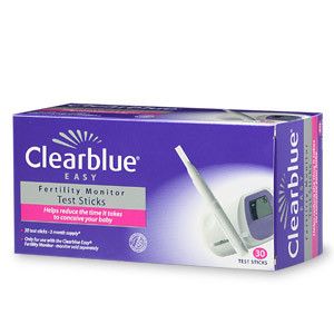 30 Clearblue Easy Fertility Monitor Test Sticks Strips Ovulation