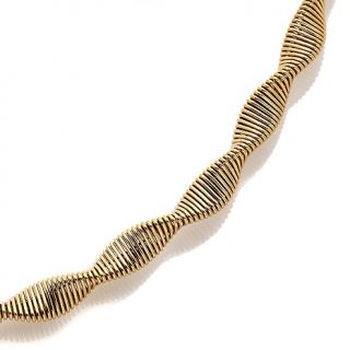 Michael Anthony Jewelry  Wavy Design Stainless Steel 18 Necklace