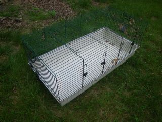Rabbit Cage Green Extra Large Animal 43x20x20 Pick Up Only