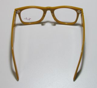  50 22 150 Yellow Wayfarer Vision Care Eyeglasses Glasses Frames