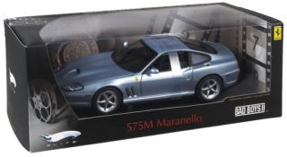 Hot Wheels Elite 1 18 Ferrari 575M Maranello Titainium Blue Bad Boys 2