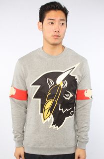 10 Deep The Bison Crewneck Sweatshirt in Heather Gray