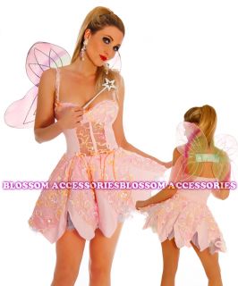 8263 Halloween Fairy Fancy Dress Costume Wing s M 8 10