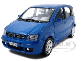 Fiat Nuova Panda Blue 1 24 Diecast Model Car
