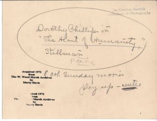 Heart of Humanity OrigL 1918 Still Dorothy Phillips