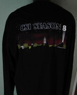 CSI Las Vegas Season 8 Television TV Film Crew Shirt XXL