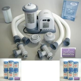  Filter Pump Model 635 with Auto Timer + 12 Type A Filter Cartridges
