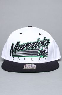 47 Brand Hats The Dallas Mavericks White Flash MVP Snapback Hat in