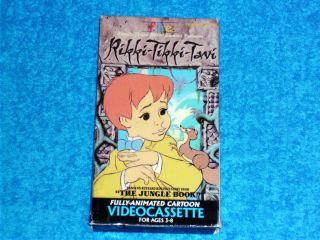 FAMILY HOME ENTERTAINMENT RIKI TIKKI TAVI VHS NARRATED BY ORSON WELLES