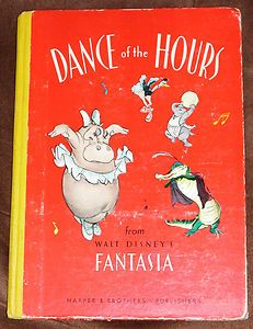Fantasia Dance of The Hours 1st Ed Disney Book 1940