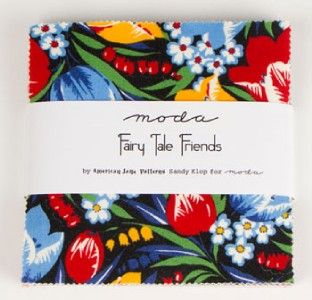  FABRIC Charm Pack ~ FAIRY TALE FRIENDS ~ American Jane 42   5 squares