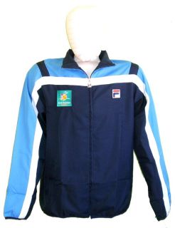 Fila BNP Paribas Open Tennis Jacket Blue Golf Warm Up Kids Adult