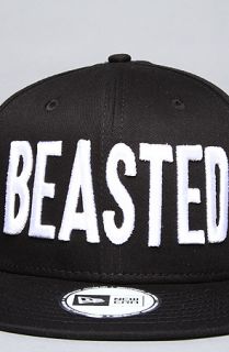 Beasted The Classic Beasted New Era Snapback Cap in Black White