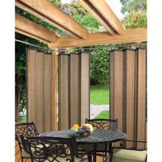Versailles Home Fashions Indoor Outdoor Bamboo Ring Top Panel in
