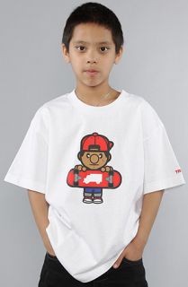 TRUKFIT The Lil Tommy Tee in White Concrete
