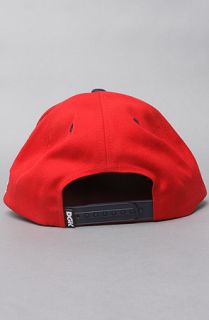 DGK The All Day Sport Snapback Cap in Red Navy