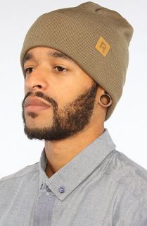 Reebok The Classic Beanie in Olive Concrete
