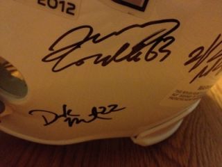 2012 New York Giants Superbowl 46 Team Autographed Full Size Helmet